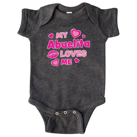 Inktastic Valentine s Day My Abuelita Loves Me Hearts and Lips Gift Baby Boy or Baby Girl Bodysuit
Inktastic Valentine s Day My Abuelita Loves Me Hearts and Lips Gift Baby Boy or Baby Girl Bodysuit