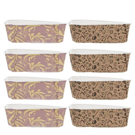 50pcs Boat Shape Cake Holders Heat-resistant Dessert Liners Bread Containers