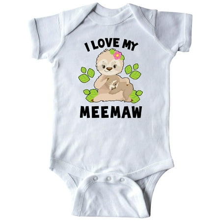 Inktastic Cute Sloth I Love My Meemaw with Green Leaves Gift Baby Boy or Baby Girl Bodysuit
Inktastic Cute Sloth I Love My Meemaw with Green Leaves Gift Baby Boy or Baby Girl Bodysuit
