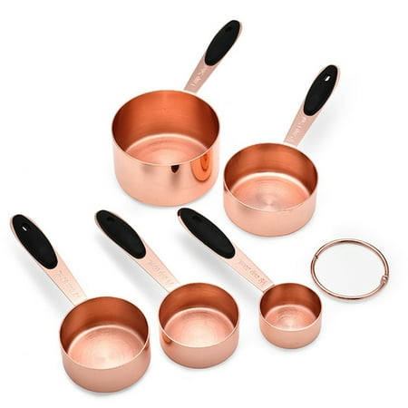 Set Of 5 Stainless Steel Gold Measuring Cups with Wooden Handles Gorgeous and Durable Mirror Polished Suitable for All Ingredients
Set Of 5 Stainless Steel Gold Measuring Cups with Wooden Handles Gorgeous and Durable Mirror Polished Suitable for All Ingredients