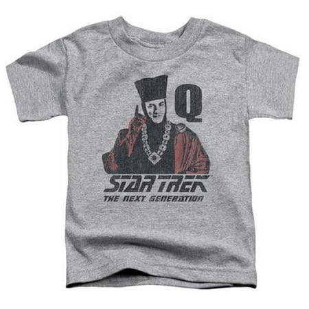 Trevco Star Trek-Q Point - Short Sleeve Toddler Tee - Athletic Heather- Small 2T 
Trevco Star Trek-Q Point - Short Sleeve Toddler Tee - Athletic Heather- Small 2T