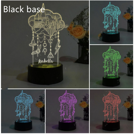 Homeex 3D Light Colorful Touch Remote Control LED Visual Light Black base colorful Touch USB
Homeex 3D Light Colorful Touch Remote Control LED Visual Light Black base colorful Touch USB