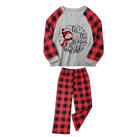 women Christmas pajamas for family matching outfits son daughter sets soft Red Parent-child Attire Christmas Suits Patchwork Plaid Printed Homewear Round Neck Long Sle
women Christmas pajamas for family matching outfits son daughter sets soft Red Parent-child Attire Christmas Suits Patchwork Plaid Printed Homewear Round Neck Long Sle