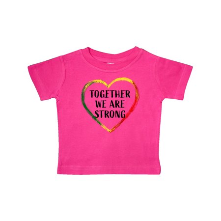 Inktastic Together We are Strong Red Yellow Green Heart Gift Baby Boy or Baby Girl T-Shirt
Inktastic Together We are Strong Red Yellow Green Heart Gift Baby Boy or Baby Girl T-Shirt