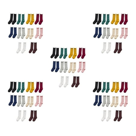 5pcs Winter Autumn Kids Children Solid Color Socks Candy Color Baby Long Sockings Toddler Cotton Loose High Socks
5pcs Winter Autumn Kids Children Solid Color Socks Candy Color Baby Long Sockings Toddler Cotton Loose High Socks