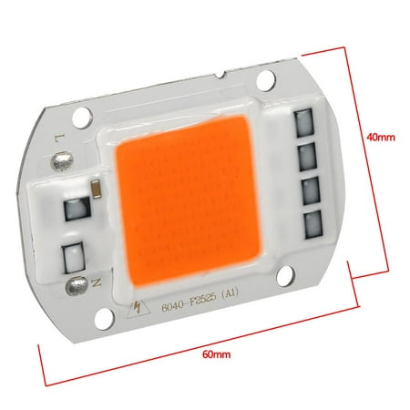 Keenso 1Pc 50W Full Spectrum Warm/White Led COB Chip Grow Light Growth Lamp Garden Hydroponic Plant Led Grow Light
Keenso 1Pc 50W Full Spectrum Warm/White Led COB Chip Grow Light Growth Lamp Garden Hydroponic Plant Led Grow Light