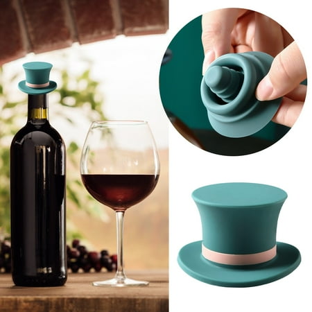Hat SiliconeStopper CreativeStopper Hat-shaped Champagne StopperBottle Sealing Stopper
Hat SiliconeStopper CreativeStopper Hat-shaped Champagne StopperBottle Sealing Stopper