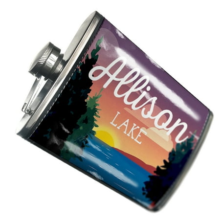 NEONBLOND Flask Lake retro design Lake Allison