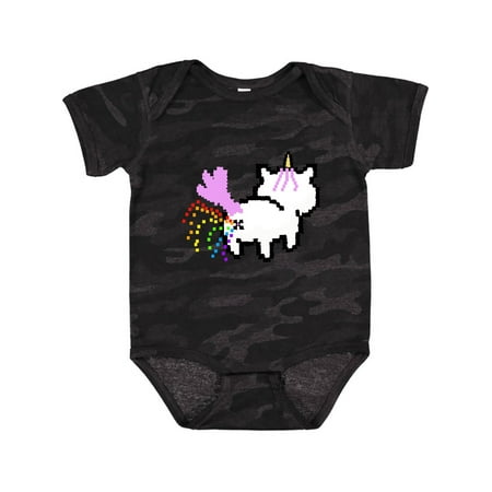 Inktastic Pixel Unicorn Butt Gift Baby Boy or Baby Girl Bodysuit
