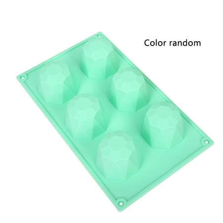 Color Random Cake Mold 6-slots Crystal Shaped Mousse Cake Baking Tray Chocolate Ice Ball Silicone Mould
Color Random Cake Mold 6-slots Crystal Shaped Mousse Cake Baking Tray Chocolate Ice Ball Silicone Mould