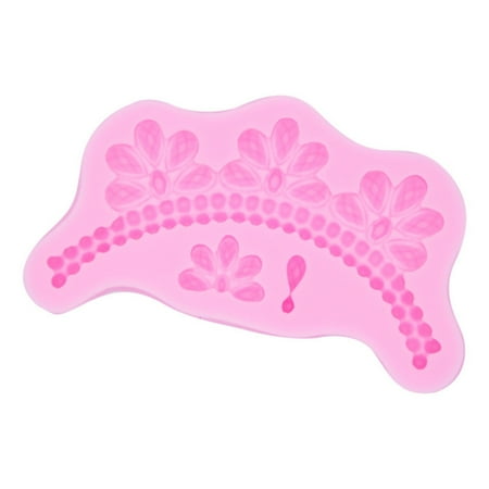 Heiheiup Pearl Flower Silicone Mould Fondant Cake Chocolate Cookie Decorating Mould Cake Tools Small Chocolate Molds