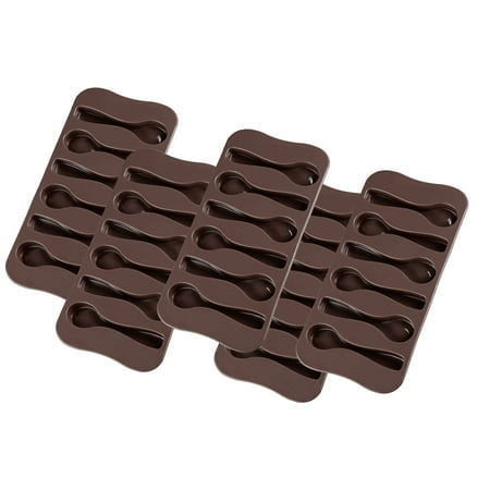 Fuieoe Cake Stand Baking Supplies Spoon Shape Sphere Silicone Mold Baking For Making Chocolate Cake Jelly