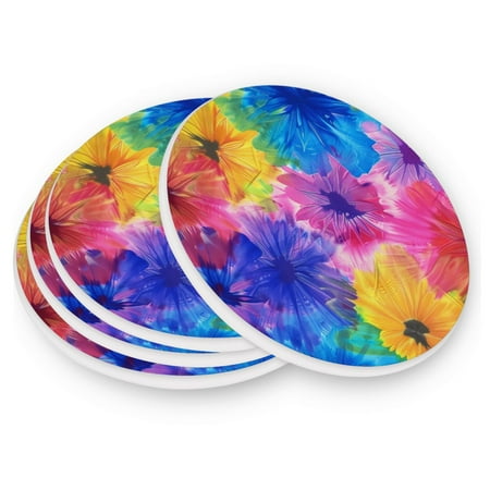 Round Coasters Modern Style Ceramic Coaster Waterproof and Durable Drink Coaster Coasters set of 4 Customizable Coasters 2pcs Tie-dye Flower
Round Coasters Modern Style Ceramic Coaster Waterproof and Durable Drink Coaster Coasters set of 4 Customizable Coasters 2pcs Tie-dye Flower