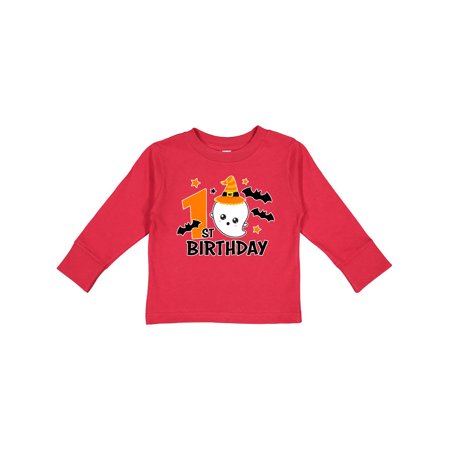Inktastic 1st Birthday with Ghost and Bats Halloween Gift Toddler Boy or Toddler Girl Long Sleeve T-Shirt
Inktastic 1st Birthday with Ghost and Bats Halloween Gift Toddler Boy or Toddler Girl Long Sleeve T-Shirt