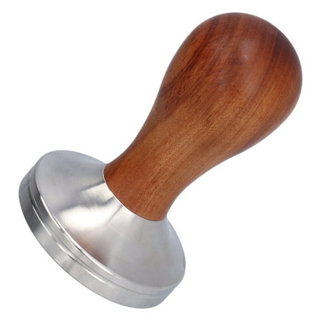 Domqga 58mm Flat Base Coffee Tamper Manual Stainless Steel Coffee Powder Pressing Hammer With Wood Handle Coffee Making Accessory Coffee Tamper
Domqga 58mm Flat Base Coffee Tamper Manual Stainless Steel Coffee Powder Pressing Hammer With Wood Handle Coffee Making Accessory Coffee Tamper