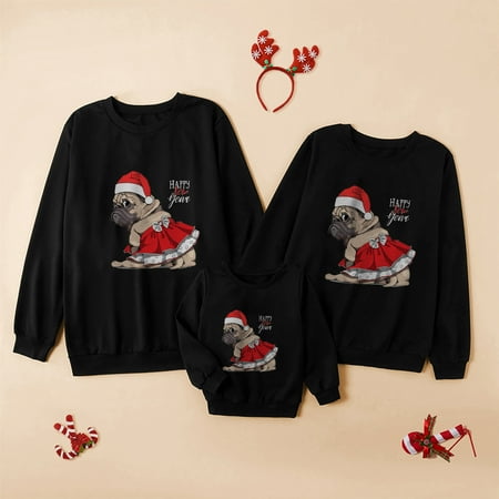Dadaria Matching Christmas Pajamas Parent-child Attire Christmas Printed Long Sleeve O-Neck Shirts Tops Pullover Family Matching Dad Sweatshirts Black Gray White Men M
Dadaria Matching Christmas Pajamas Parent-child Attire Christmas Printed Long Sleeve O-Neck Shirts Tops Pullover Family Matching Dad Sweatshirts Black Gray White Men M