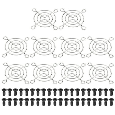 Uxcell 50mm Fan Grill with Screws 10pcs Metal Ventilator Grill Cover Silver Tone 
Uxcell 50mm Fan Grill with Screws 10pcs Metal Ventilator Grill Cover Silver Tone