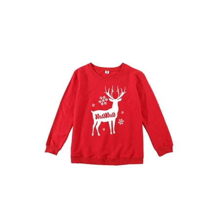 Seyurigaoka Family Matching Christmas Pajamas Cartoon Elk Print Round Neck Long Sleeve Pullover
Seyurigaoka Family Matching Christmas Pajamas Cartoon Elk Print Round Neck Long Sleeve Pullover