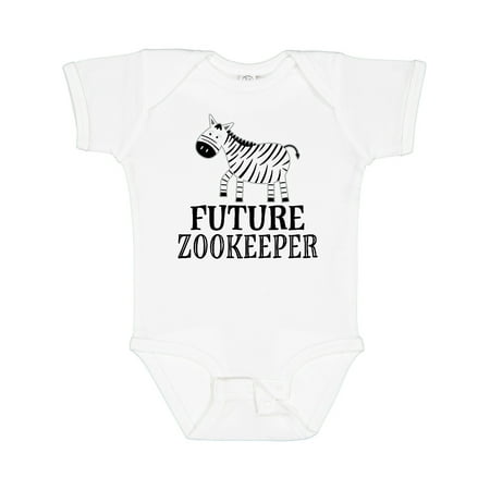 Inktastic Future Zookeeper Zoo Animals Gift Baby Boy or Baby Girl Bodysuit