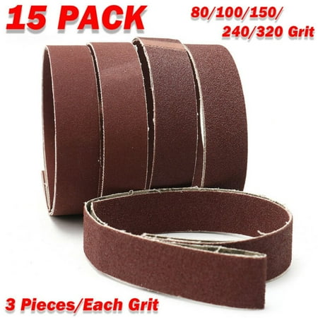BCLONG 15pcs/Set 1 * 30 Inch 760*25mm Abrasive Sanding Belt 80/100/150/240/320 Grit
BCLONG 15pcs/Set 1 * 30 Inch 760*25mm Abrasive Sanding Belt 80/100/150/240/320 Grit