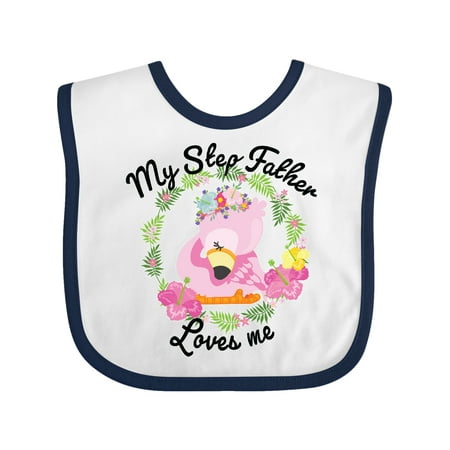 Inktastic Baby Flamingo My Step Father Loves Me in Flower Wreath Gift Baby Boy or Baby Girl Bib
Inktastic Baby Flamingo My Step Father Loves Me in Flower Wreath Gift Baby Boy or Baby Girl Bib