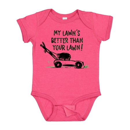 Inktastic Father s Day Dad My Lawn s Better Than Your Lawn! Gift Baby Boy or Baby Girl Bodysuit
Inktastic Father s Day Dad My Lawn s Better Than Your Lawn! Gift Baby Boy or Baby Girl Bodysuit