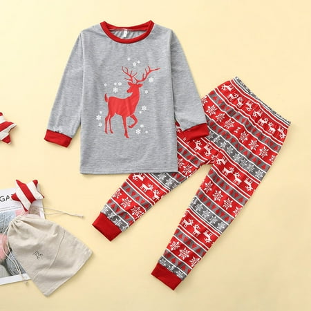 Holiday Graphic Christmas Kids Deer Print Long Sleeve Tops+Pants Xmas Family Clothes Pajamas Red 12 Y2Y
Holiday Graphic Christmas Kids Deer Print Long Sleeve Tops+Pants Xmas Family Clothes Pajamas Red 12 Y2Y