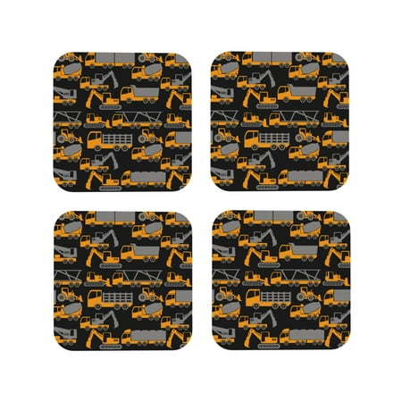 Leather Coasters with Heat-resistant for Drinks yellow excavator Cup Coasters Cup Pad Mat for Tabletop Protection Coffee Table Office Desk and Housewarming Gift
Leather Coasters with Heat-resistant for Drinks yellow excavator Cup Coasters Cup Pad Mat for Tabletop Protection Coffee Table Office Desk and Housewarming Gift