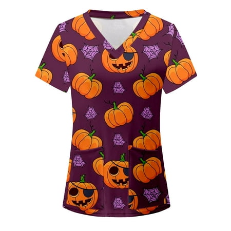 Women Scrubs Top Nurses Clothing Working Uniform Top Care Workwear Fashion Printed V-Neck Pocket Short Sleeve T-Shirt Top
Women Scrubs Top Nurses Clothing Working Uniform Top Care Workwear Fashion Printed V-Neck Pocket Short Sleeve T-Shirt Top