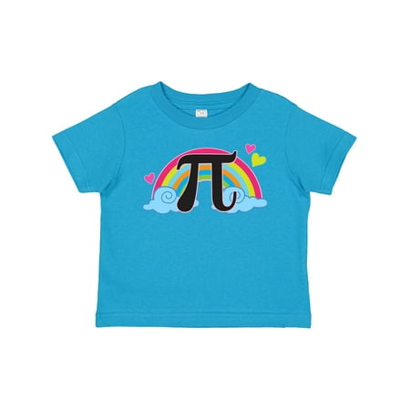 Inktastic Pi Day Math Party Rainbow Gift Toddler Toddler Girl T-Shirt