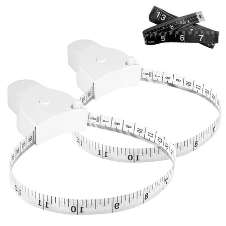 Tape Measure for Body Fabric Body Measuring Tape 60 Inch (150cm) Retractable Measuring Tape for Body Double Scales Measurement Tape for Body (3PCS-White)
Tape Measure for Body Fabric Body Measuring Tape 60 Inch (150cm) Retractable Measuring Tape for Body Double Scales Measurement Tape for Body (3PCS-White)