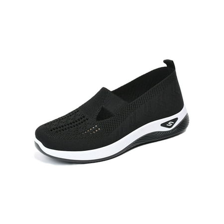 Welliumy Women Sneakers Casual Walking Shoes Round Toe Flats Travel Moccasins Outdoor Nonslip Slip On Loafers Black 6.5
Welliumy Women Sneakers Casual Walking Shoes Round Toe Flats Travel Moccasins Outdoor Nonslip Slip On Loafers Black 6.5