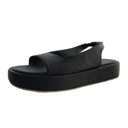 KI-8jcuD Women Sandals with Heel Ladies Fashion Summer Solid Leather Open Toe Casual Flat Beach Sandals Summer Women Platform Sandals Beach Slippers W Black7
KI-8jcuD Women Sandals with Heel Ladies Fashion Summer Solid Leather Open Toe Casual Flat Beach Sandals Summer Women Platform Sandals Beach Slippers W Black7