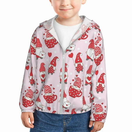 Lukts Valentine Gnomes Print Children s Long-Sleeved Sun Protection Clothing Hooded Sweatshirts for Boys and Girls Outdoor Sports-4 Years
Lukts Valentine Gnomes Print Children s Long-Sleeved Sun Protection Clothing Hooded Sweatshirts for Boys and Girls Outdoor Sports-4 Years
