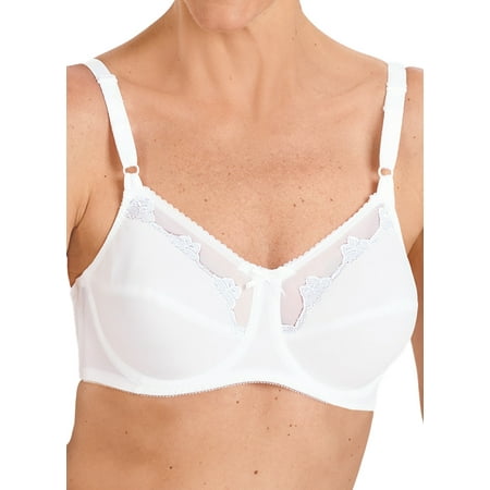 Flower Bali Underwire Bra White 34C