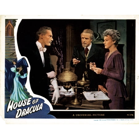 House Of Dracula Stretched Canvas - (14 x 11)