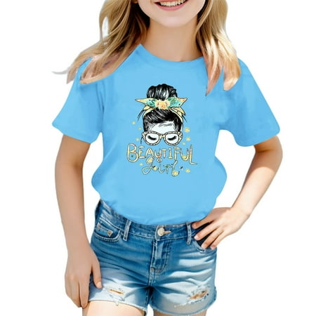 Kid Girls Cute Graphic Print Round Neck Short Sleeve Tee Summer Casual T Shirt Girls Tops Long Super Girl Crop Top Girls Jean Shorts and Tops Tops on Leggings for Girls Young Girls Long Sleeve Tops
Kid Girls Cute Graphic Print Round Neck Short Sleeve Tee Summer Casual T Shirt Girls Tops Long Super Girl Crop Top Girls Jean Shorts and Tops Tops on Leggings for Girls Young Girls Long Sleeve Tops