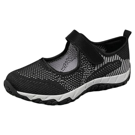 Ediodpoh Women Sports Shoes Fashion New Pattern Mesh Breathable Comfortable Thick Sole Lightweight Hook Loop Casual Shoes Sneakers for Women Black 9
Ediodpoh Women Sports Shoes Fashion New Pattern Mesh Breathable Comfortable Thick Sole Lightweight Hook Loop Casual Shoes Sneakers for Women Black 9