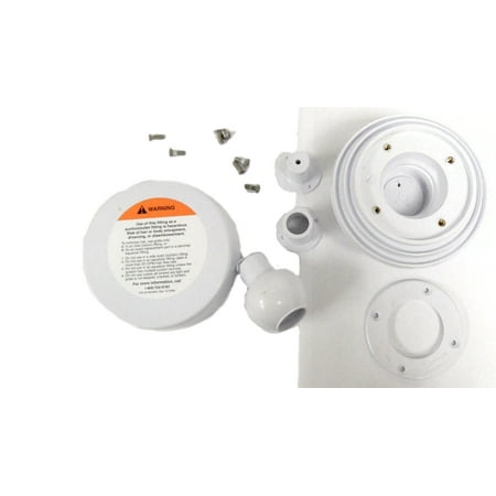 4300446 Protect-A-Pool (4) Pool Fence Master Hardware Bolt Screws White .4x1