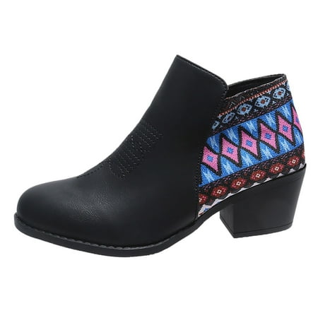 fvwitlyh Ankle Boots for Women Boot for Women with Heel Leather Toe Shoes Heels Booties Embroidery Slip On Short Retro Womens Lace up Boots 9
fvwitlyh Ankle Boots for Women Boot for Women with Heel Leather Toe Shoes Heels Booties Embroidery Slip On Short Retro Womens Lace up Boots 9