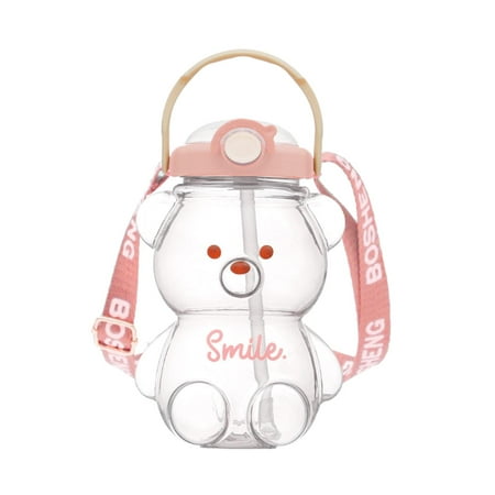 Fovolat Leak-Proof Bear Straw Bottle|Cartoon Kids Water Bottle with Straw and Built-in Carrying Loop|Suitable for Outdoor and School Activities Gifts for Family Friends Colleagues
Fovolat Leak-Proof Bear Straw Bottle|Cartoon Kids Water Bottle with Straw and Built-in Carrying Loop|Suitable for Outdoor and School Activities Gifts for Family Friends Colleagues