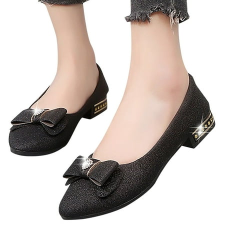 Women s Ladies Fashion Casual Solid Butterfly-knot Flat Point Toe Thin shoes Note Please Buy One Or Two Sizes Larger
Women s Ladies Fashion Casual Solid Butterfly-knot Flat Point Toe Thin shoes Note Please Buy One Or Two Sizes Larger