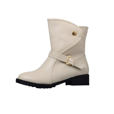 Christmas Gifts Juebong Women s Winter Low Heel Warm Fleece Belt Buckle Thick Heel Round Toe Ankle Boots
Christmas Gifts Juebong Women s Winter Low Heel Warm Fleece Belt Buckle Thick Heel Round Toe Ankle Boots