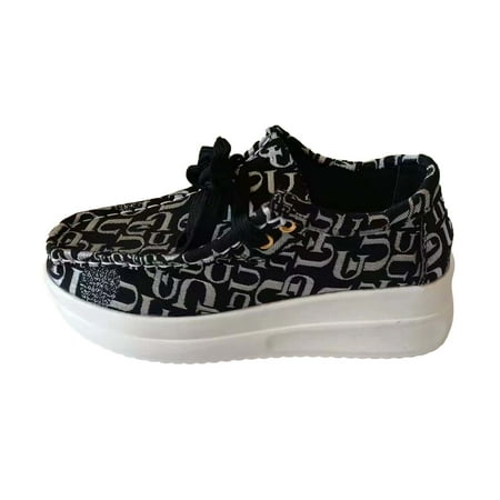 JINMGG Sneakers for Women Plus Clearance Lace-up Wedge Low Top Casual Shoes Platform Round Toe Women s Print Shoes Gray 39
JINMGG Sneakers for Women Plus Clearance Lace-up Wedge Low Top Casual Shoes Platform Round Toe Women s Print Shoes Gray 39