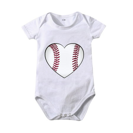 ZRBYWB Boys Girls Romper Summer Solid Color Baseball Cartoon Print Short Sleeve Crawl Clothes 0 To 24 Months Kids
ZRBYWB Boys Girls Romper Summer Solid Color Baseball Cartoon Print Short Sleeve Crawl Clothes 0 To 24 Months Kids
