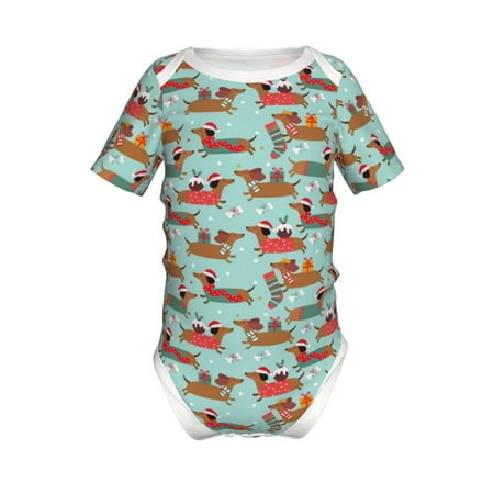 Yiaed Dachshund Christmas Play Print Infant Climbing Short Sleeve Onesie One-Piece Baby Bodysuit Clothes 0-12 Months -12 Months
Yiaed Dachshund Christmas Play Print Infant Climbing Short Sleeve Onesie One-Piece Baby Bodysuit Clothes 0-12 Months -12 Months