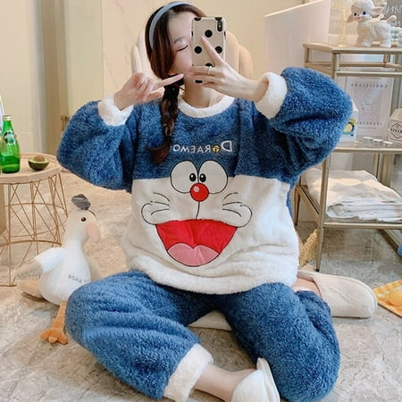 PIKADINGNIS Women Duck Adult Animal Pajamas Set Winter Thick Warm Flannel Pijamas Mujer Sleepwear Anime Pyjamas Kawaii Cartoon Night Wear
PIKADINGNIS Women Duck Adult Animal Pajamas Set Winter Thick Warm Flannel Pijamas Mujer Sleepwear Anime Pyjamas Kawaii Cartoon Night Wear