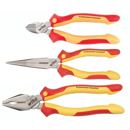 Wiha Insulated Pliers And Cutters Set 3 Piece