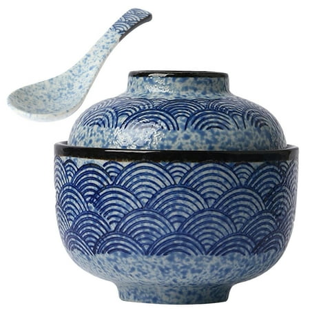 NUOLUX 1 Set of Japanese Style Soup Bowl Covered Soup Bowl Multi-function Soup Bowl with Spoon
NUOLUX 1 Set of Japanese Style Soup Bowl Covered Soup Bowl Multi-function Soup Bowl with Spoon