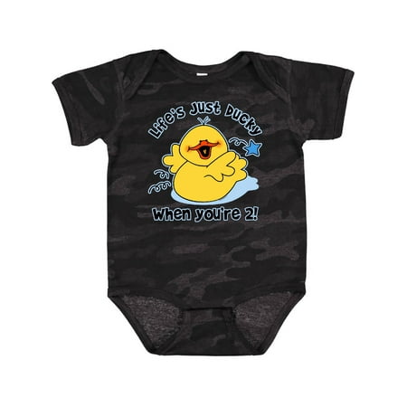 Inktastic Life s Ducky 2nd Birthday Gift Baby Boy or Baby Girl Bodysuit